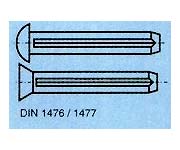 kolíky DIN 1476/1477