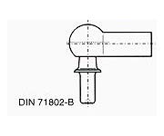 kolíky DIN 71802-B