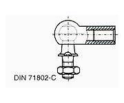 kolíky DIN 71802-C