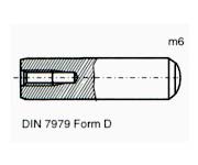 kolíky DIN 7979 Form D