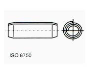 kolíky ISO 8750