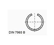 podložky DIN7993 B