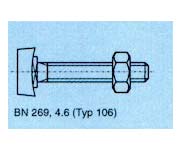 skrutky BN 269, 4.6 (typ 106)
