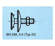 skrutky BN 288, 4.6 (typ 20)