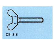 skrutky DIN 316