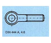 skrutky DIN 444A, 4.6