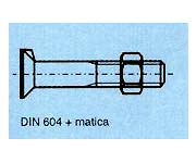 skrutky DIN 604 + matica