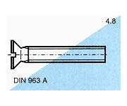 skrutky DIN 963A 4.8