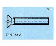skrutky DIN 963A 8.8