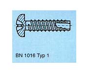 skrutky BN 1016 typ 1