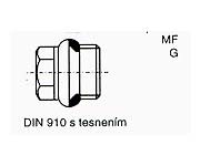 skrutky DIN 910 s tesnením MF,G